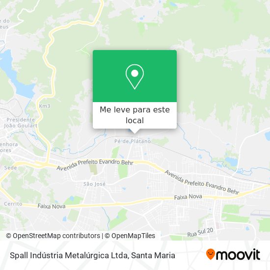 Spall Indústria Metalúrgica Ltda mapa