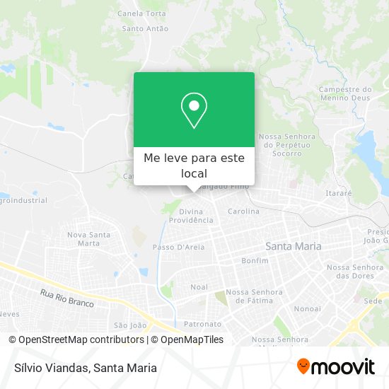 Sílvio Viandas mapa