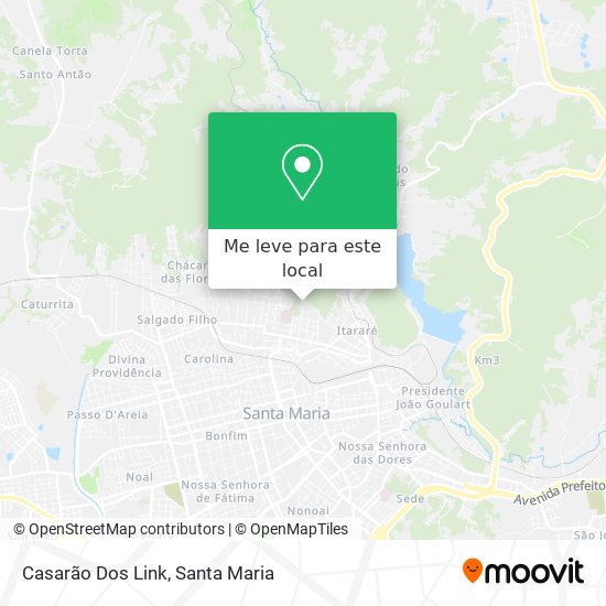 Casarão Dos Link mapa