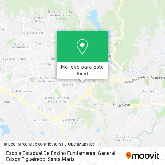 Escola Estadual De Ensino Fundamental General Edson Figueiredo mapa