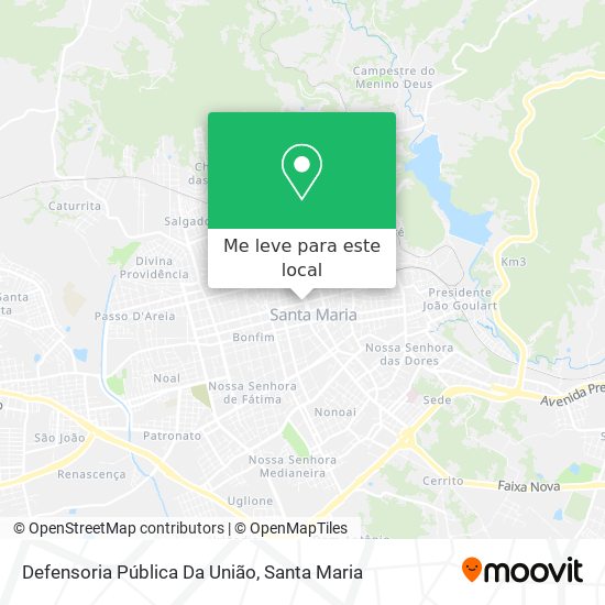 Defensoria Pública Da União mapa