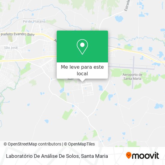 Laboratório De Análise De Solos mapa