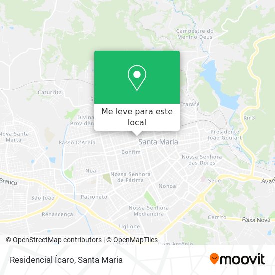 Residencial Ícaro mapa
