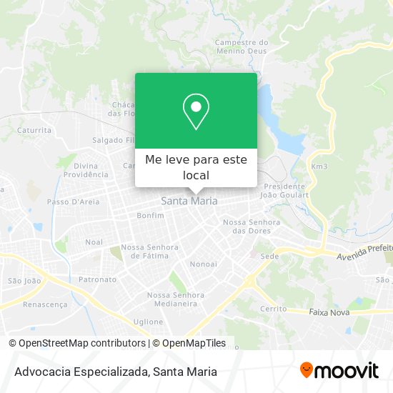 Advocacia Especializada mapa