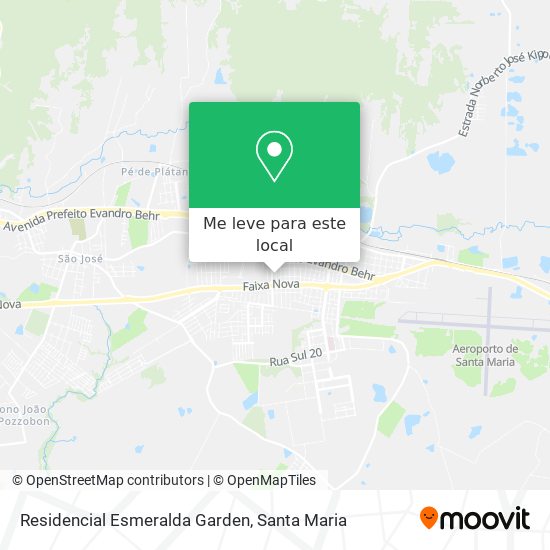 Residencial Esmeralda Garden mapa
