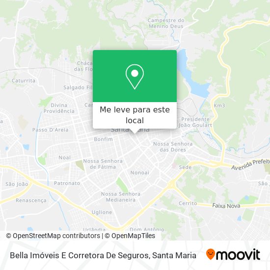 Bella Imóveis E Corretora De Seguros mapa