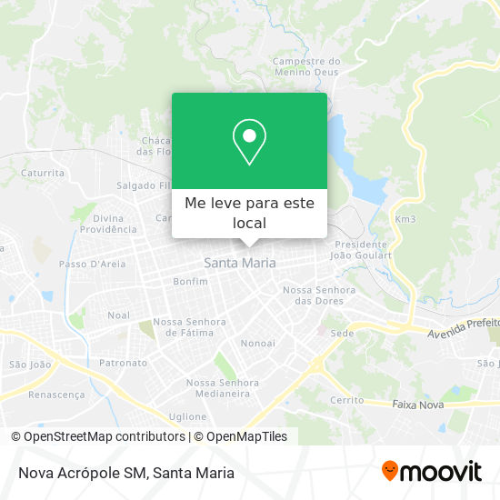 Nova Acrópole SM mapa