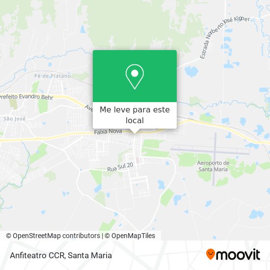 Anfiteatro CCR mapa