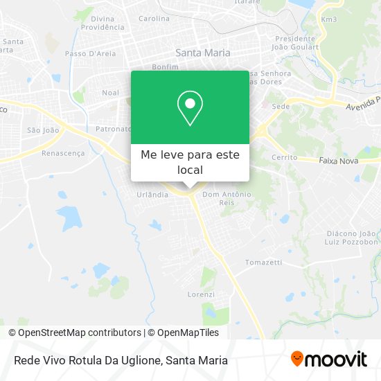 Rede Vivo Rotula Da Uglione mapa