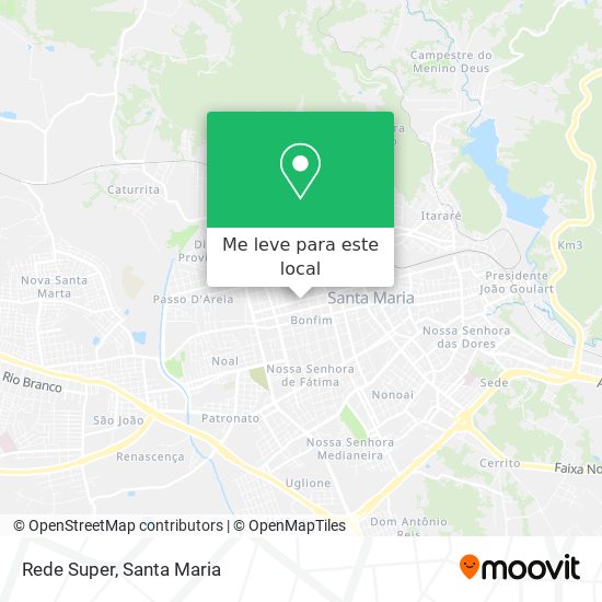 Rede Super mapa