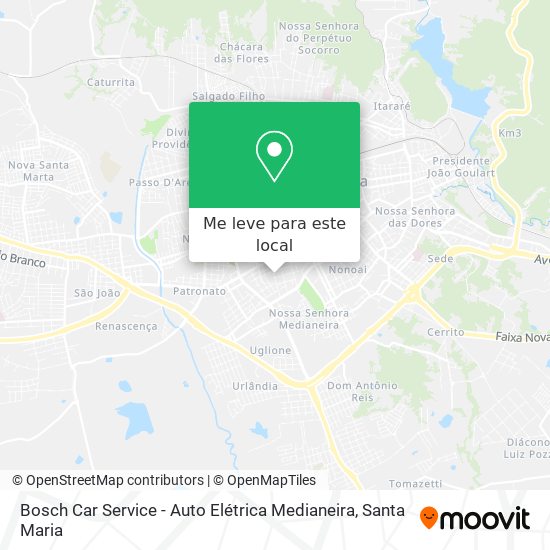 Bosch Car Service - Auto Elétrica Medianeira mapa