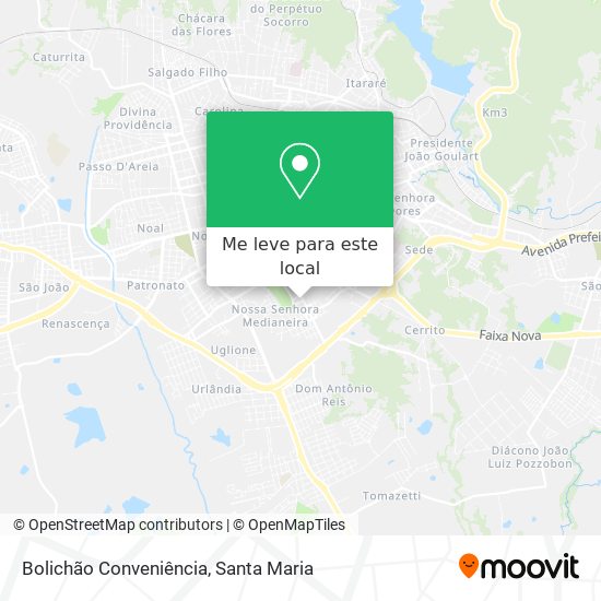 Bolichão Conveniência mapa