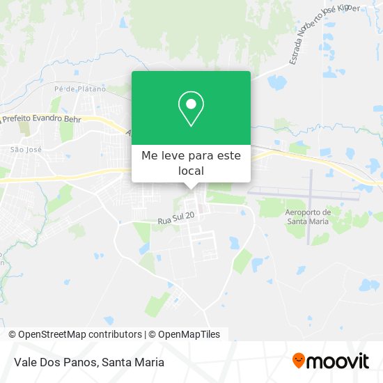 Vale Dos Panos mapa