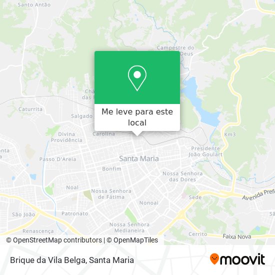 Brique da Vila Belga mapa