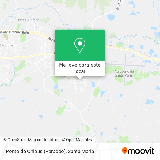 Ponto de Ônibus (Paradão) mapa
