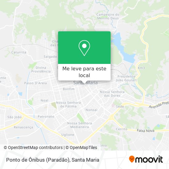 Ponto de Ônibus (Paradão) mapa