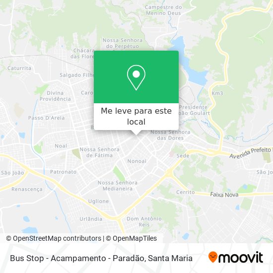 Bus Stop - Acampamento - Paradão mapa