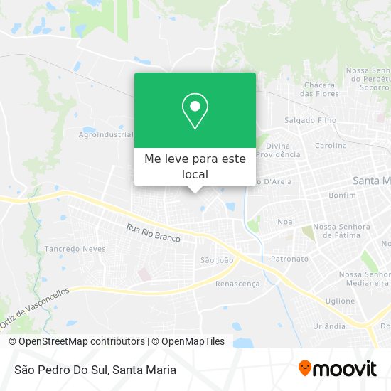 São Pedro Do Sul mapa