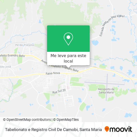 Tabelionato e Registro Civil De Camobi mapa