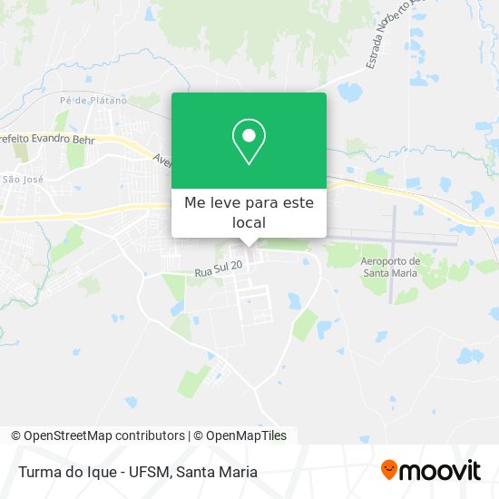 Turma do Ique - UFSM mapa