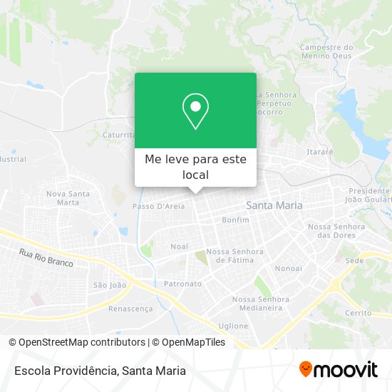 Escola Providência mapa