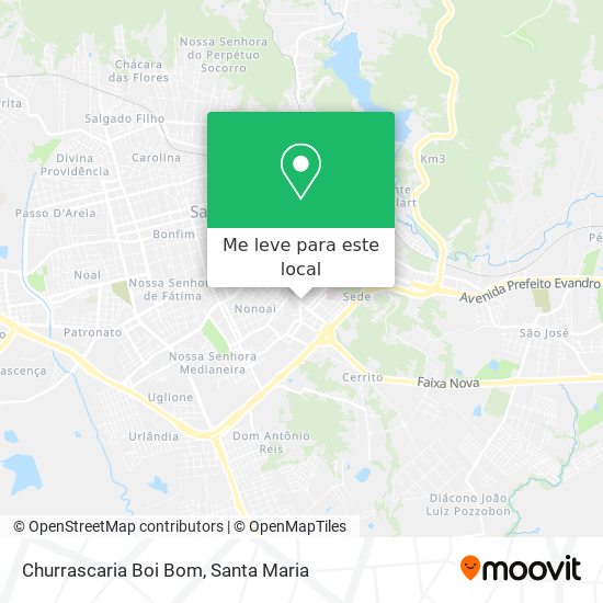 Churrascaria Boi Bom mapa