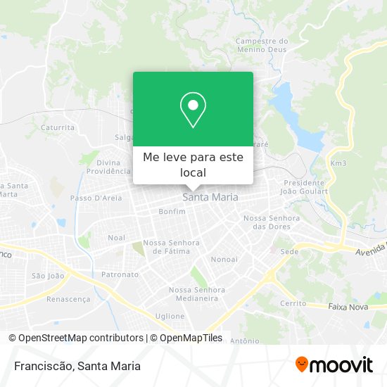 Franciscão mapa