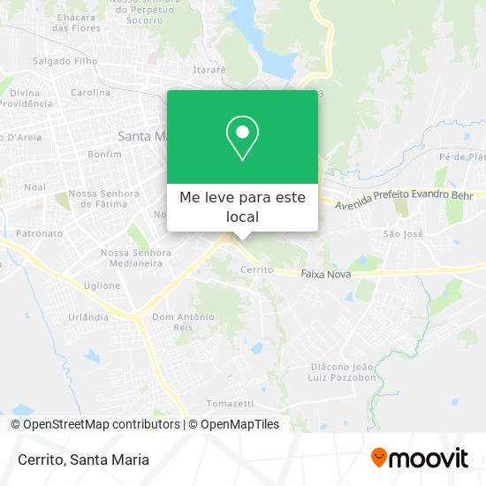 Cerrito mapa