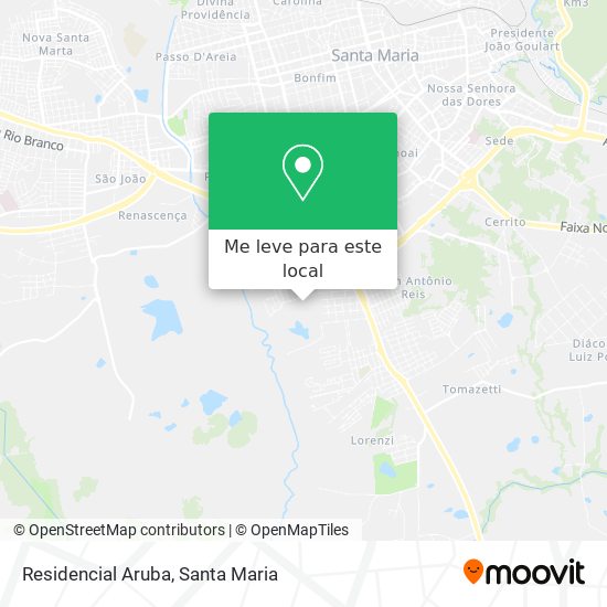Residencial Aruba mapa