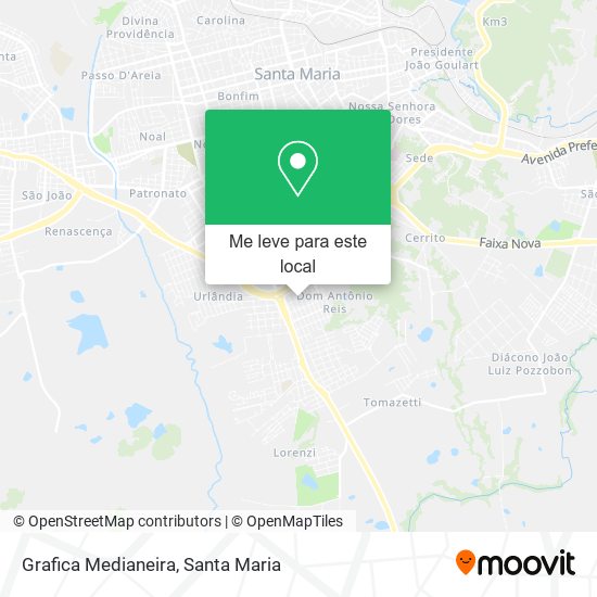 Grafica Medianeira mapa