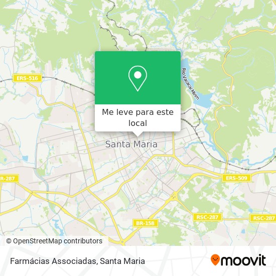 Farmácias Associadas mapa