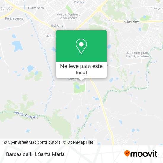 Barcas da Lili mapa