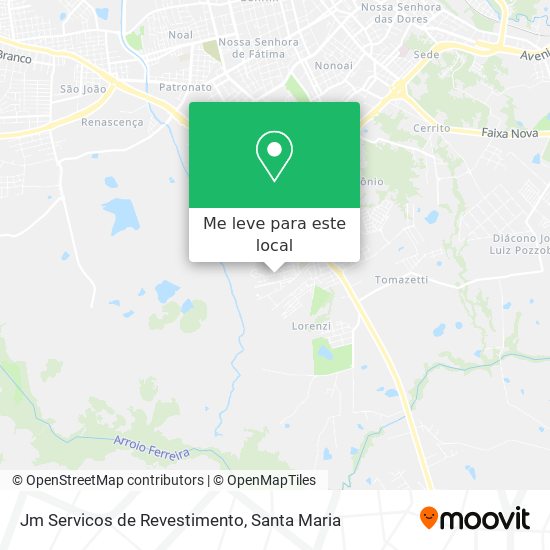 Jm Servicos de Revestimento mapa