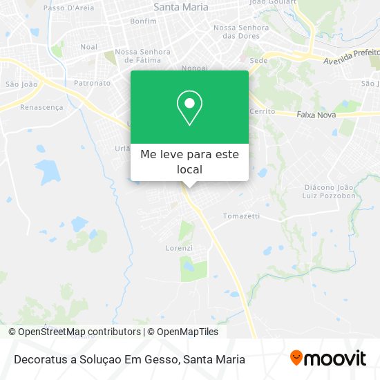 Decoratus a Soluçao Em Gesso mapa