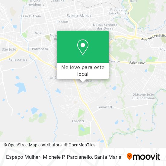 Espaço Mulher- Michele P. Parcianello mapa