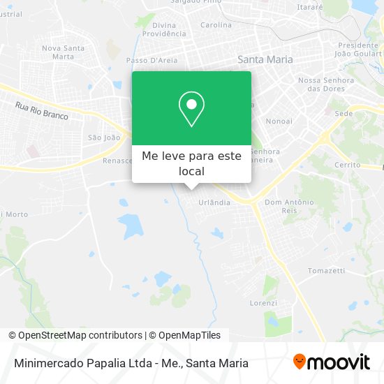 Minimercado Papalia Ltda - Me. mapa