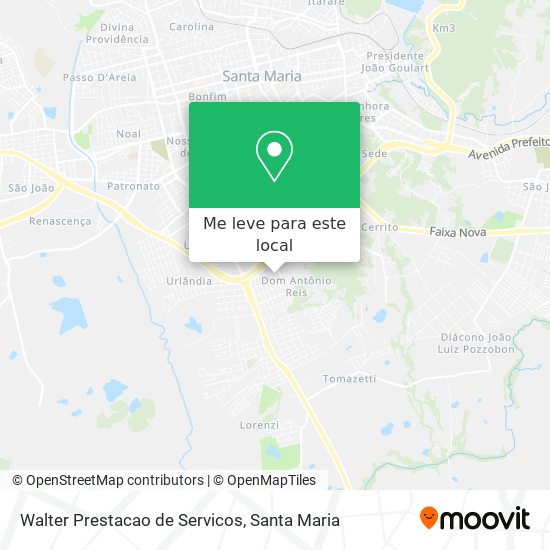 Walter Prestacao de Servicos mapa