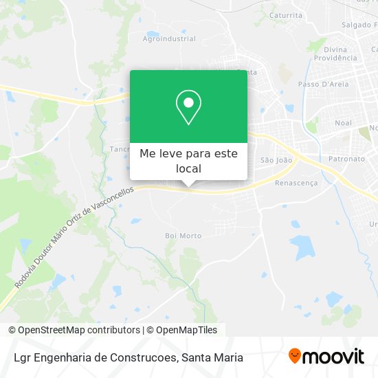 Lgr Engenharia de Construcoes mapa