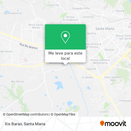 Xis Barao mapa