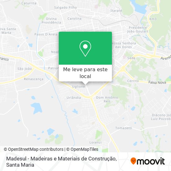 Madesul - Madeiras e Materiais de Construção mapa