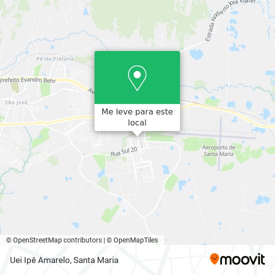 Uei Ipê Amarelo mapa