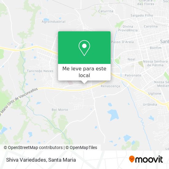 Shiva Variedades mapa