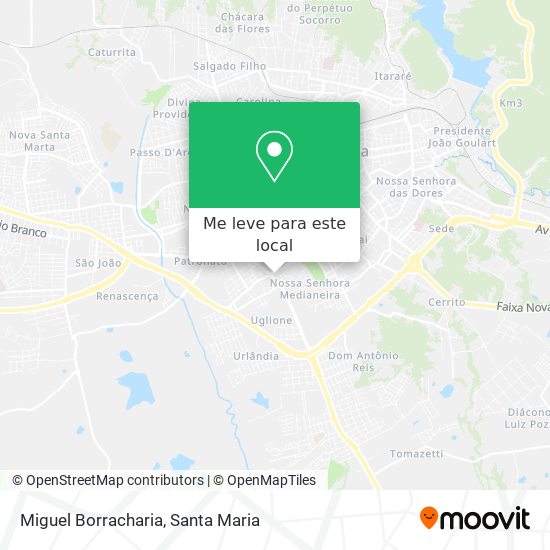 Miguel Borracharia mapa