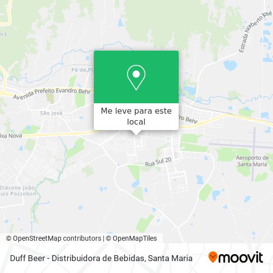 Duff Beer - Distribuidora de Bebidas mapa
