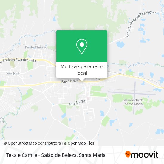 Teka e Camile - Salão de Beleza mapa