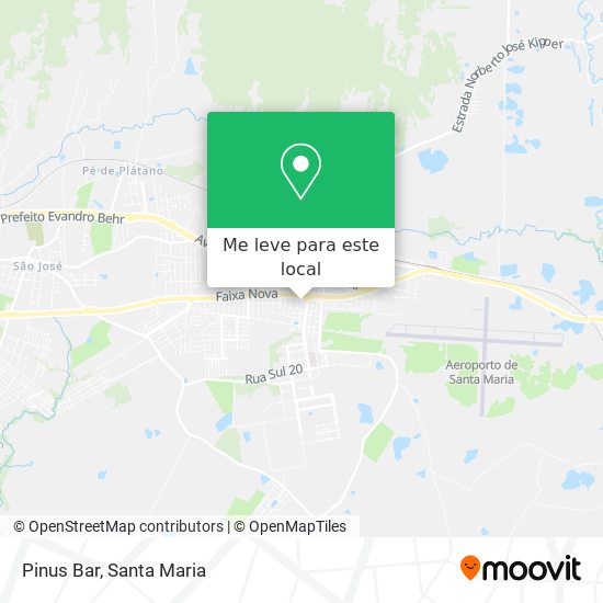 Pinus Bar mapa