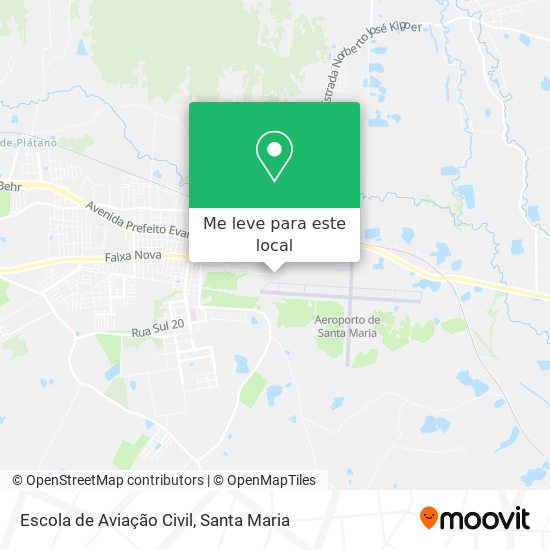 Escola de Aviação Civil mapa