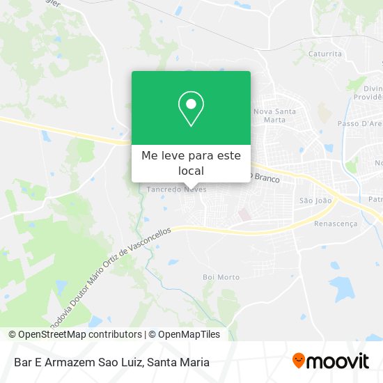 Bar E Armazem Sao Luiz mapa