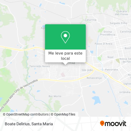Boate Delirius mapa