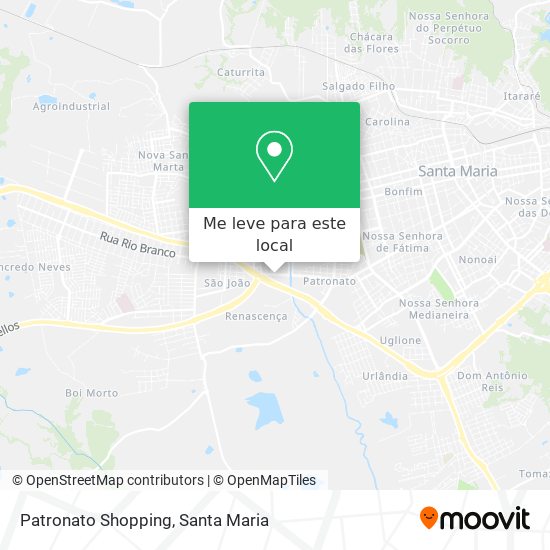 Patronato Shopping mapa